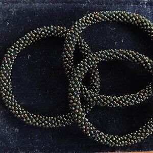 Set of 3 Beaded Bracelets